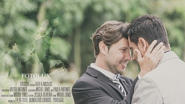 Видеограф Miguel Dinis, Абрантиш, Португалия - Alex & Nicolas, аэросъёмка, лавстори, свадьба