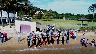 Відеограф Josue Correia, São José, Бразилія - Batismo em águas - Palavra Viva - Trindade, drone-video, event, reporting