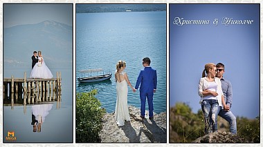 Videógrafo Gjole Naumovski de Ohrid, Macedonia del Norte - Hristina & Nikolce, drone-video, wedding