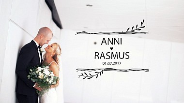 Відеограф Tapio Ranta, Хельсінкі, Фінляндія - Anni & Rasmus Wedding Highlights, wedding
