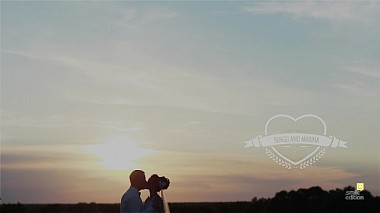 来自 明思克, 白俄罗斯 的摄像师 Vitali Andreyavets - Зажигательная свадьба Сергея и Марины, SDE, event, wedding