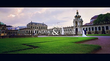 Видеограф KM Studio, Врослав, Польша - Agata & Damian - Wedding Highlights | KM Studio, аэросъёмка, репортаж, свадьба