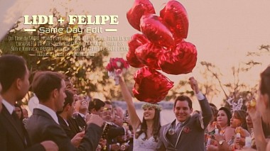 Videografo Sandro Luciano Filmes da altro, Brasile - Lidiane e Felipe {Same day edit}, wedding