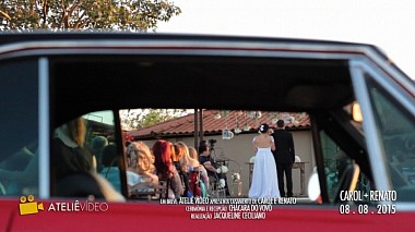 Brezilya, Brezilya'dan Ateliê Vídeo kameraman - wedding trailer | Carol + Renato, düğün
