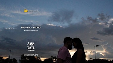 Videographer Ateliê Vídeo from other, Brazil - save the date | Brunna + Pedrão, wedding