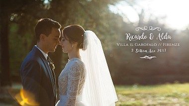 Filmowiec Vertigo Wedding z Florencja, Włochy - Ricardo + Alda. Villa il Garofalo, Firenze, drone-video, wedding