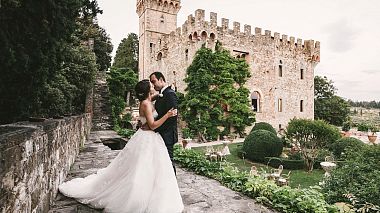 Видеограф Vertigo Wedding, Флоренция, Италия - M + M / Wedding Video in Castello di Vincigliata / Florence, аэросъёмка, свадьба