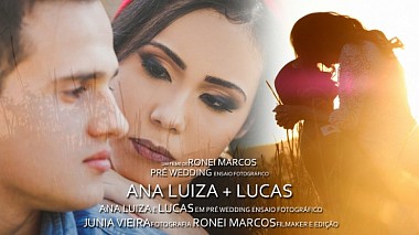 Videographer Ronei Marcos from Ipatinga, Brazílie - Ana Luiza + Lucas | Pre-Wedding, engagement