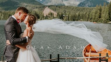 Videographer Studio Moments from Warsaw, Poland - Ola & Adam | Love in Vysoké Tatry | Wedding Highlights, drone-video, reporting, wedding