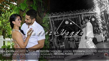 Βιντεογράφος Andres David - Nv Producciones από Pablo de Villavicencio, Μεξικό - Andres+Magda, engagement, wedding