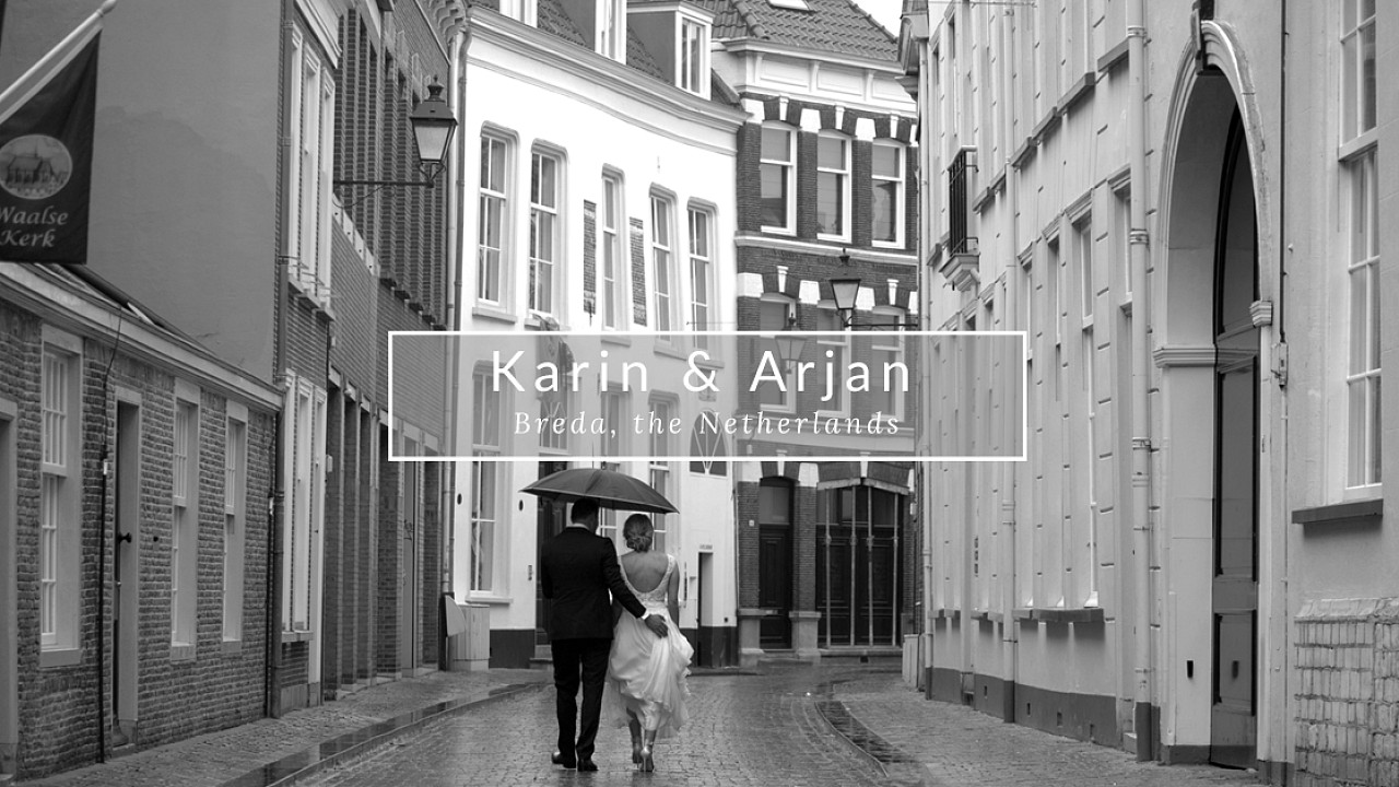 BruidBeeld trailer Karin & Arjan // Breda, the Netherlands.