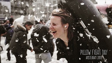 Videographer OatStudio from Amsterdam, Pays-Bas - Pillow Fight Day | Amsterdam 2016, event, humour, reporting