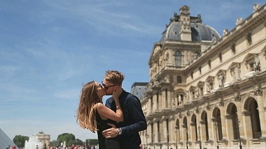 Videógrafo Sergii Iuriev de Cracóvia, Polónia - Love story Paris, engagement
