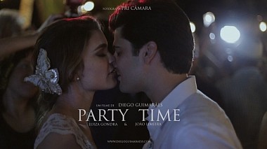 Видеограф Diego Guimarães, другой, Бразилия - PARTY TIME - Luiza e João, свадьба