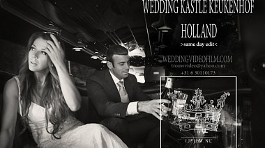 来自 阿姆斯特丹, 荷兰 的摄像师 Ig Jenssen - Bruiloft Lisse, trouwen in Kasteel Keukenhof miniclip, wedding