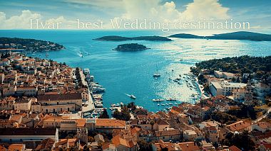 Filmowiec Bostjan Vucak z Split, Chorwacja - Hvar Island, wedding