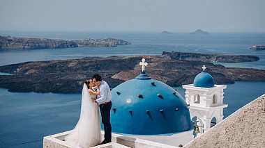 来自 斯塔夫罗波尔, 俄罗斯 的摄像师 Dmitry Moskvitin - Wedding promo/Greece, Santorini/Andrei & Yana, drone-video, event, wedding