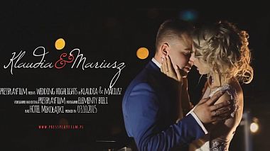Videografo PressPlayFilm da Danzica, Polonia - Klaudia & Mariusz / Hotel Mikołajki / 2015, engagement, wedding