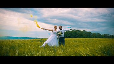 Видеограф Dmitriy Markin, Бахмут, Украина - WedMoment Anastasia Oleg, аэросъёмка, свадьба, событие