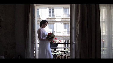 Видеограф Alexandre Lim, Париж, Франция - Выездная регистрация. Париж. Франция., wedding