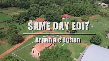 Видеограф Rogerio Belmiro, Куиаба, Бразилия - Same Day Edit - {Brunna e Luhan}, engagement, wedding