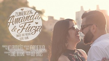 Videógrafo Henrique Ogata No3 Filmes de São Paulo, Brasil - Save the Date - Amanda & Fiuza, invitation