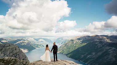 来自 华沙, 波兰 的摄像师 Ruslan Burmistrov - Ewelina i Adrian. Trailer. Preikestolen, Norwegia., wedding