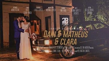 Brezilya, Brezilya'dan 2B Filmes kameraman - Dani & Matheus & Clara - Trailer do casamento - 2B Filmes, drone video, düğün, müzik videosu
