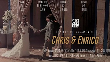 Videografo 2B Filmes da altro, Brasile - Chris e Enrico - Trailer do casamento - 2B Filmes, drone-video, musical video, wedding