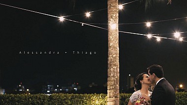 Videografo Cappuccino Filmes da San Paolo, Brasile - Alessandra e Thiago | Pocket Film | Pátio | São José dos Campos, engagement, event, wedding