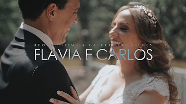 Videógrafo Cappuccino Filmes de São Paulo, Brasil - Flavia e Carlos | Pocket Film | Recanto Santa Barbara | Tremembé-SP, event, wedding