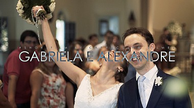 Videographer Cappuccino Filmes đến từ GABRIELA E ALEXANDRE // SHORT FILM, wedding