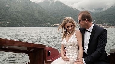 Videógrafo Michal Sikora de Cracóvia, Polónia - Como Lake wedding P+P, wedding