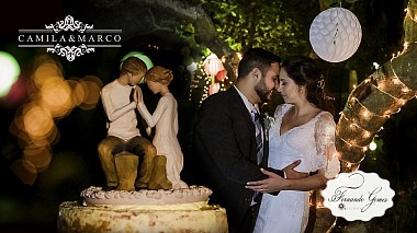 Видеограф Fernando Gomes, Рио де Жанейро, Бразилия - Camila e Marco, wedding