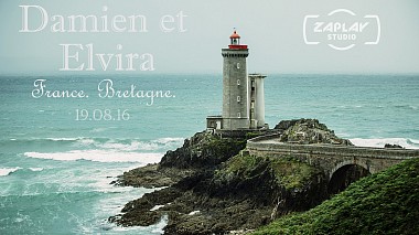 Videografo Zaplay Studio da Mosca, Russia - Damien et Elvira.France, Bretagne 19.08.16, engagement, event, wedding