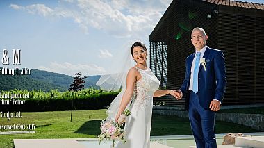 Видеограф Vladimir Petrov, Стара Загора, Болгария - Slav & Magi Wedding Trailer, аэросъёмка, свадьба