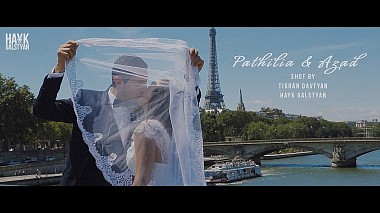 Видеограф Hayk Galstyan, Париж, Франция - Beautiful Wedding in Paris Azad and Pathilia, лавстори, музыкальное видео, свадьба, событие