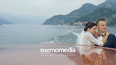 Videographer memo media from Vilnius, Litva - Ž♢E - Como, Italy (Wedding Highlights), drone-video, wedding