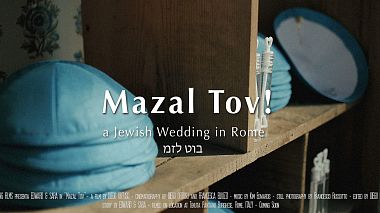 Videographer Diego Ortuso from Rome, Italy - Mazal Tov! | A jewish wedding video in Rome, wedding