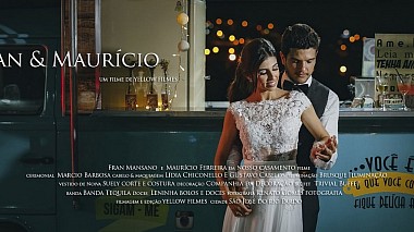 Видеограф Yellow Filmes, Poços de Caldas, Бразилия - Trailer - Fran e Maurício, engagement, wedding