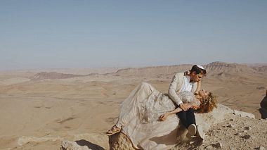 Видеограф Kirill Kosobok, Хайфа, Израиль - Wedding in Negev Desert, аэросъёмка, свадьба, событие