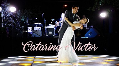 Видеограф Carlos de Andrade, Парнаиба, Бразилия - Catarina + Victor - Estúdio TKT {Wedding Trailer}, свадьба