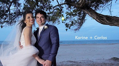 Videographer Carlos de Andrade đến từ Clipe Karine + Carlos, wedding