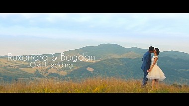 Видеограф Lucian Sofronie, Питешти, Румыния - Ruxandra & Bogdan - Civil Wedding, аэросъёмка, лавстори, реклама, репортаж, событие