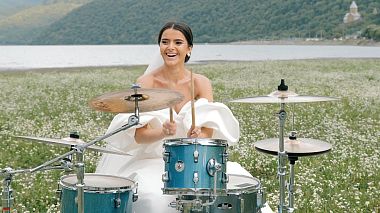 Tiflis, Gürcistan'dan Jaba Kuljanishvili kameraman - Drumer bride, düğün
