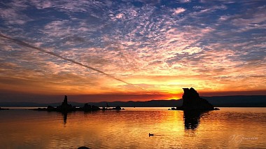 Kazan, Rusya'dan Igor Generalov kameraman - Sunset & Sunrise at Mono Lake, CA, etkinlik, kulis arka plan, müzik videosu, raporlama
