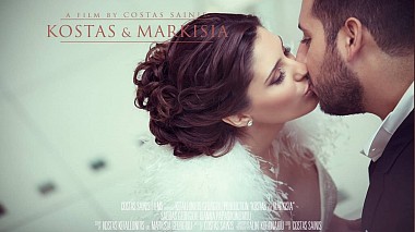 Видеограф Costas Sainis, Афины, Греция - Kostas & Markisia wedding clip, свадьба, событие