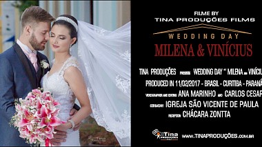 Videógrafo Tina  Produções de Curitiba, Brasil - MAKING OF MILENA E VINÍCIUS, backstage, engagement, event, musical video, wedding