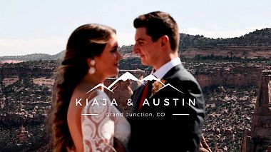 Видеограф Troy Warwick, Денвер, США - Grand Junction Wedding full of romance, views, wild winds and true emotion | Austin & Kiaja, аэросъёмка, свадьба