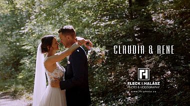 Videograf Gábor Fleck din Sopron, Ungaria - Claudia & Rene wedding film, nunta